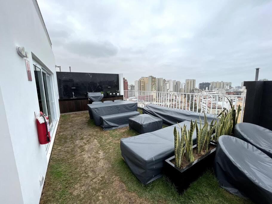 Luxury Apartment In Miraflores With Rooftop Pool Lima Exterior foto